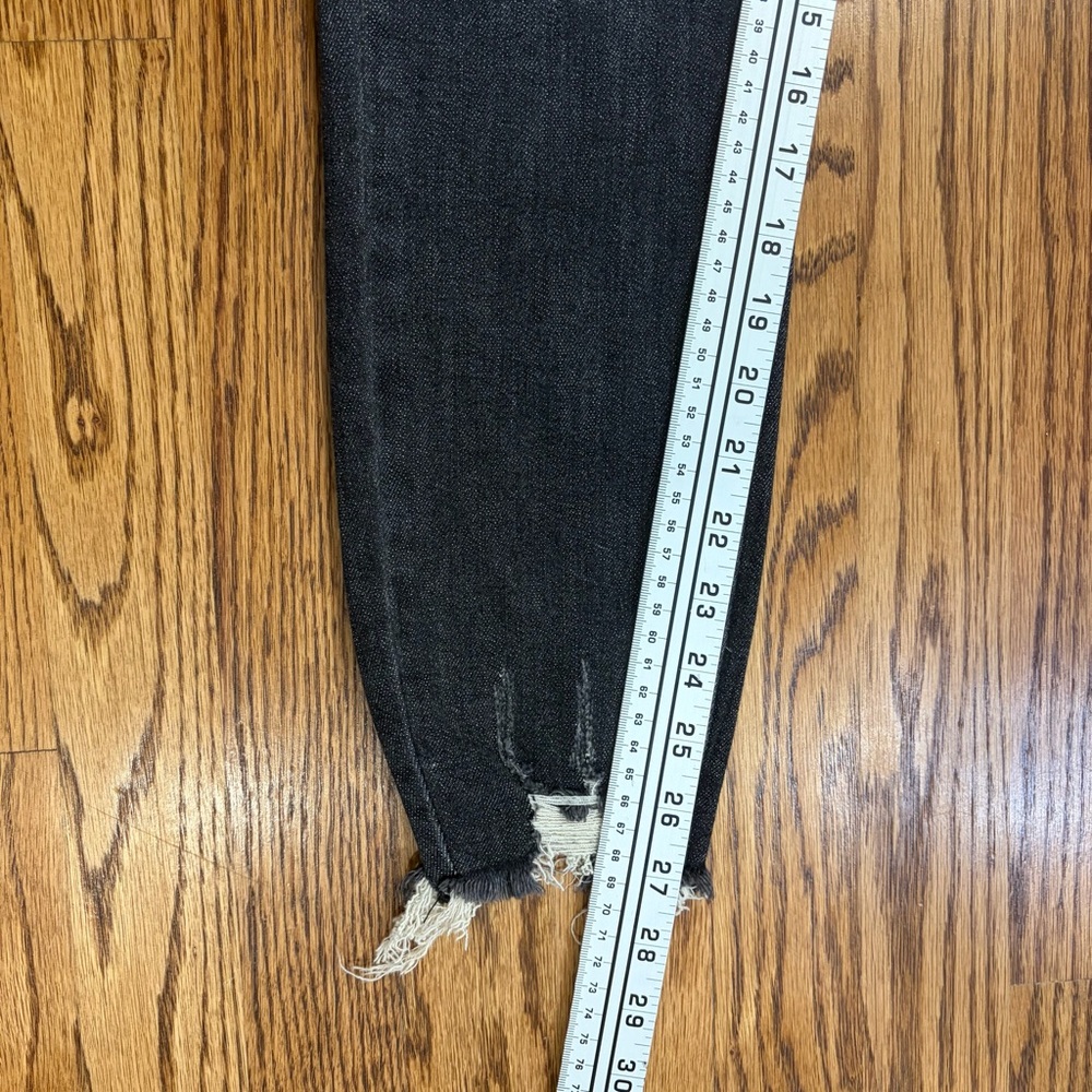 NWT Judy Blue Destroy Button Fly Black Skinny Jeans - Picture 9 of 12